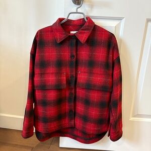 Zara Flannel Shirt Jacket
